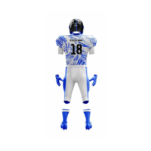 Uniforme de fútbol americano de nuevo diseño para jóvenes, conjunto de pantalón de camisetas reversibles con mangas cortas, técnicas impresas económicas - Product Image 4