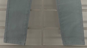 Pantalon droit d'été personnalisé pour hommes 100% coton sergé teint clair et respirant avec service OEM disponible - Product Image 4