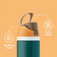 Bouteille d'eau isotherme en acier inoxydable à double paroi de 24 oz pour le sport, les voyages et la salle de sport – Vente en gros usine, personnalisable