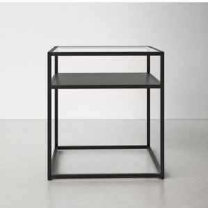 Luxury Modern <b>Square</b> Top <b>Side</b> <b>Table</b> Set Good Quality Iron 2 Pieces for Living Room and Bedroom Coffee <b>Tables</b> - Product Image 2
