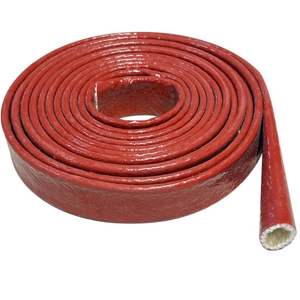 <b>Silicone</b> Rubber Coated Fiberglass Sleeve High Voltage Insulation protection Sleeve <b>Tube</b> and properties make it high qualities. - Product Image 3