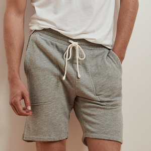 Shorts de sport gris uni pour hommes, de haute qualité, avec cordon de serrage, poches, séchage rapide, tissu imperméable, doux et respirant, vêtements de sport décontractés - Product Image 6