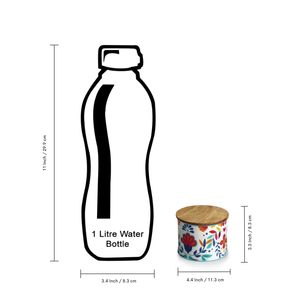 โถใส่อาหารโลหะมีฝาปิดที่ทันสมัยของตกแต่งบ้านสำหรับเก็บอาหารแห้งสไตล์กล่องบรรจุเครื่องปรุงรส - Product Image 6