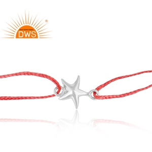 Meilleure vente en argent Sterling étoile charme coton Dori Bracelet bijoux personnalisés pour les femmes cadeau pour elle - Product Image 2