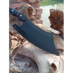 Cuchillo de Carnicero Artesanal de Primera Calidad, Cuchillo para Carne con Mango de Madera, Funda de Cuero, Hoja de Acero Inoxidable, Grado DIY, Personalización OEM - Product Image 5