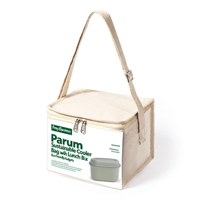 Parum Sustainable Cooler Bag with Lunch <b>Box</b> Eco-Friendly Gadgets - Product Image 2