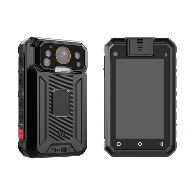 Mini 5G Body Worn Camera Android 13.0 System 4K HD Video 3.1'' Touch Screen IP68 Waterproof Security Camera with Wifi GPS BT