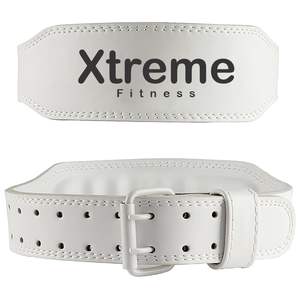 Ceinture de musculation en cuir robuste et respirante, réglable, logo personnalisé, épaisseur de 4 pouces/6 pouces pour la musculation en salle de sport - Product Image 2