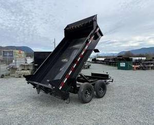 Remolque volquete agrícola 6x10, remolque agrícola de 9,900lbs con engranaje y motor a la venta - Product Image 6