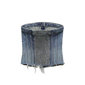 Top de Mezclilla Personalizado sin Mangas para Mujer, Transpirable, Sólido, de Alta Calidad, Venta al por Mayor, de Primera Calidad - Product Image 5