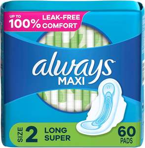 Always Radiant Feminine <b>Pads</b> for Women, Size 4, 60 Count, Overnight Absorbency, With Wings, Scented - Product Image 5