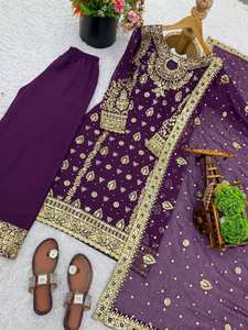 ชุดดีไซเนอร์แบบดั้งเดิมสไตล์ชาติพันธุ์สำหรับงานแต่งงานและงานปาร์ตี้ - Product Image 4