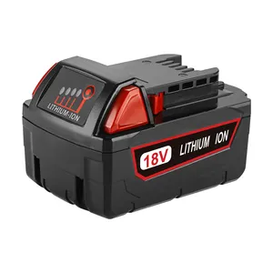 18V Power Tool Lithium Ion Battery fit for milwaukee m 18 battery case power tool battery for milwaukee m 18