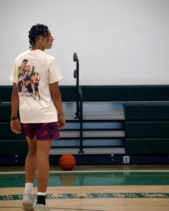 กางเกงขาสั้นตาข่ายระบายอากาศได้ดีสำหรับผู้ชายและผู้หญิงกางเกงขาสั้นพิมพ์ลายตาข่ายกราฟิกสำหรับผู้ชายและผู้หญิงกางเกงขาสั้นใส่ออกกำลังกายเล่นฟิตเนสบาสเก็ตบอลใส่สบาย - Product Image 3