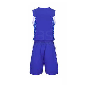 Ensemble d'uniformes de basket-ball de haute qualité sans manches Nouveau style de vêtements de sport avec technique de sublimation Respirant avec logo personnalisé - Product Image 3