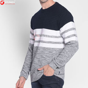 Pull d'hiver anti-rides en tricot pour hommes, pull décontracté à manches longues de haute qualité, au prix de gros - Product Image 2