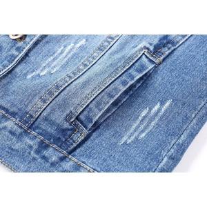 Vestes en jean unisexes personnalisées en gros, imprimées, en toile matelassée, en cuir véritable, à séchage rapide et respirantes pour l'hiver - Product Image 4