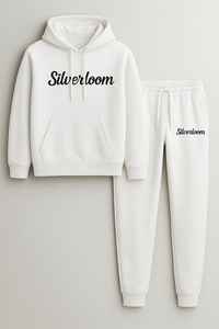 Ensemble de survêtement à capuche imprimé poitrine avec logo personnalisé | Survêtements d'hiver en polaire lourde unisexe | Survêtements 100% coton - Product Image 5