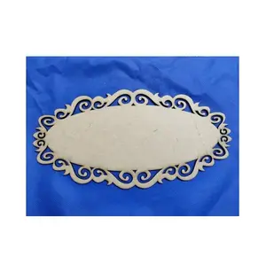Wholesale manufacture MDF name plate base Customizable Family Name sublimation MDF name plate base at cheap price