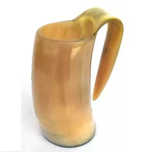 Top Trending Viking Agate Cow Ox Horn Mug Último diseño Natural Buffalo Craft Precio al por mayor Exportar A LA India - Product Image 4
