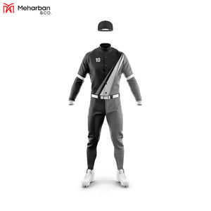 2023 Último diseño Jersey de béisbol Parche bordado patrón forrado uniforme de béisbol uniforme de ajuste regular - Product Image 6