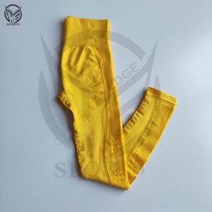 Leggings de Yoga para Mujer, Elásticos, Cómodos, con Corte en V, Pantalones de Gimnasio de Secado Rápido, Talla Grande, Ligeros - Product Image 4