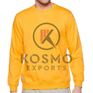 เสื้อสเวตเชิ้ตแฟชั่นแบบสวมหัวสีเหลืองล้วนเสื้อสเวตเชิ้ตโลโก้แบบกำหนดเอง - Product Image 1