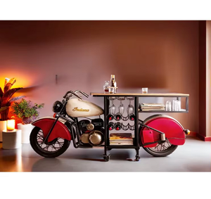 Barra Planeadora estilo motocicleta, mesa de ahorro de espacio para áreas de estar compactas, muebles de Bar para el hogar, decoración de garaje y espacios de Patio 2025 - Product Image 1