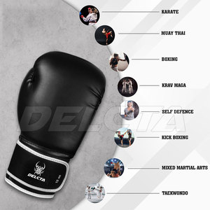 Gants de boxe professionnels en vente chaude, matériau durable, gants de boxe taille adulte - Product Image 4