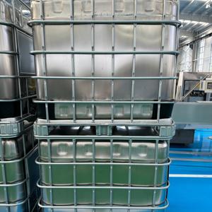 Conteneur IBC en acier inoxydable sanitaire de qualité <span class=keywords><strong>alimentaire</strong></span> et en HDPE, réservoir de stockage de liquides de 1000 L pour boissons, produits laitiers, huile comestible, azote liquide - Product Image 4