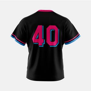 Maillot d'équipe personnalisable à col en V, avec des accents graphiques vibrants et un tissu respirant anti-humidité - Product Image 2