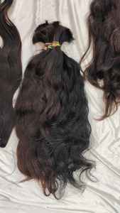 Cabello Humano Indio de Lujo al por Mayor, Cutícula Alineada, Remy Natural, Textura Personalizada, Doble Trama a Máquina, Proveedor Único, Alta Calidad - Product Image 3