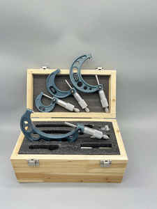 Set di 4 Micrometri Digitali Esterni 0-25/25-50/50-75/75-100mm Precisione 0,01mm - Product Image 2