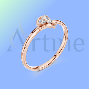 18K Adjustable <b>Crystal</b> <b>Ring</b> for Women Trendy Jewelry - Product Image 1