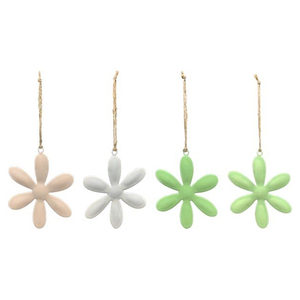 Décoration de Noël artisanale de Pâques, décoration d'arbre de Noël, ornements suspendus, pendentif fleuri - Product Image 1