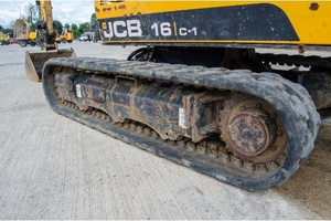 Mini-excavatrice JCB 8016 de 1,2 tonne avec godet de creusement, excavatrice hydraulique compacte d'occasion - Product Image 4