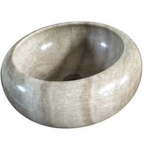 Auténtico Lavabo Redondo de Porcelana Ecológico de Primera Calidad, Elaborado con Porcelana Translúcida de Alta Calidad, Hecho a Mano en Indonesia - Product Image 6