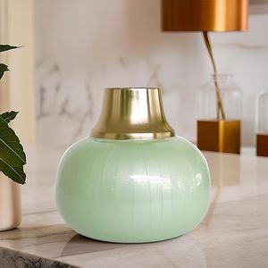 Vase à fleurs en aluminium du fabricant de confiance avec surface chromée brillante et style moderne adapté aux configurations d'affichage de luxe - Product Image 6