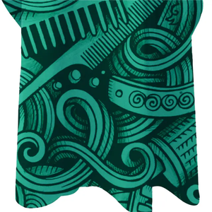 Vente en gros de cape de barbier Salon de coiffure professionnel cape de coiffeur imprimé personnalisé coupe - Product Image 3