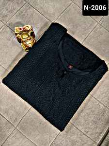 Indian Ethnic Wear Exclusive Collection of Premium Georgette <b>Top</b> with Beautiful Chikankari Work Casual and Daily Wear Kurtis - Product Image 4