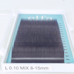ELFA Vietnam-Made Custom OEM Korea PBT Fiber Velvet <b>Lashes</b> Classic Volume Eyelash Extensions Faux <b>Mink</b> Enhancements Black - Product Image 2