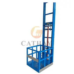 CE ISO 1ton~3ton 1~10m small simple household indoor outdoor hydraulic material cargo lift with easy installation