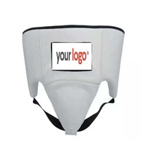 Protection de l'aine pour adultes en cuir PU, nouvelle conception personnalisée, pour arts martiaux, MMA, boxe – Vente chaude