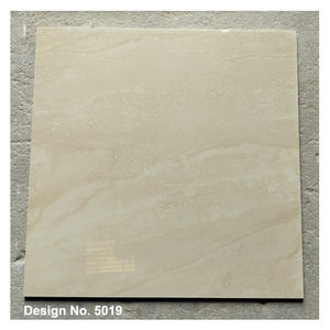 Carreaux vitrifiés industriels modernes en porcelaine polie 600x600mm Carreaux de sel soluble antidérapants Ivoire Salon Salle à manger Sol - Product Image 3