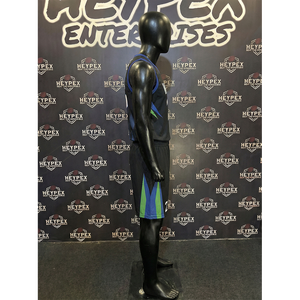 ชุดบาสเก็ตบอลผ้าทวิลล์โพลีเอสเตอร์ 100% แบบสั่งทำพิเศษ พิมพ์ลายตามต้องการ ชุดทีม ระบายอากาศได้ดี มีไซส์พลัส - Product Image 4