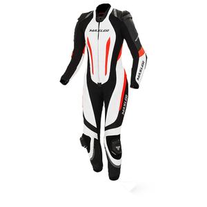 Combinaison de moto en cuir pour femmes, coupe-vent, imperméable, grande taille, protection CE niveau 1, vêtements de sport durables de haute qualité - Product Image 1