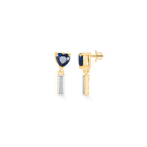 Omnis Herzanhänger Gelbgold Mehrschichtige Halskette für Damen - Product Image 3
