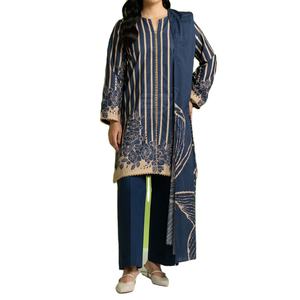 Conjunto Étnico de Kameez Shalwar Pakistaní de Algodón Suave, Listo para Usar, Traje Salwar Pakistaní para Uso Diario - Product Image 1