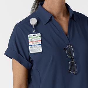 Venta al por mayor de fábrica con cuello en V Hospital Mujeres Hombres Enfermera Doctor Scrubs Uniforme Top Oem logo Custom Medical Scrubs Uniformes - Product Image 4