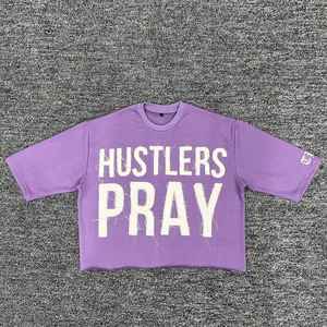 เสื้อยืดผ้าฝ้ายปักลายโลโก้สำหรับผู้ชาย - Product Image 3